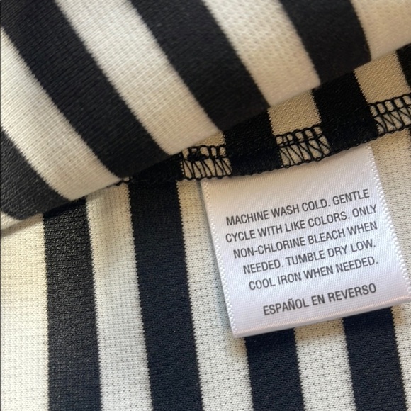 Style & Co Black and White Striped Blazer plus size 3X - Picture 8 of 8